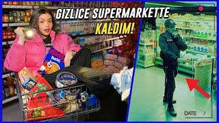 GECE GİZLİCE SÜPERMARKETTE KALMAK