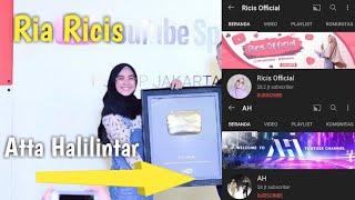 YouTuber Ria Ricis Jadi Papan Atas Mengalahkan Atta Halilintar