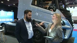 HVS showcase their latest HGV model on the expo floor at MOVE 2023