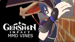 Genshin Impact Vines and Memes MMD