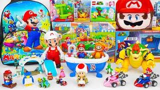 Super Mario Bros Unboxing Toys Review ASMR LEGO Super Mario Penguin Family Snow Adventure Expansion