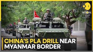 Chinas PLA conducts live-fire drill near Myanmar border  WION