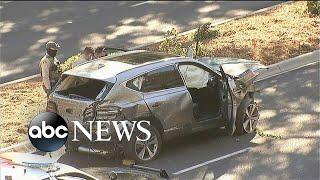 Tiger Woods injured in rollover car wreck in California  WNT