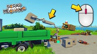  МАНИПУЛЯТОРЫ НА СУПЕР БЛОКЕ УПРАВЛЕНИЯ   МОДЫ в Scrap Mechanic  СКРАП МЕХАНИК 