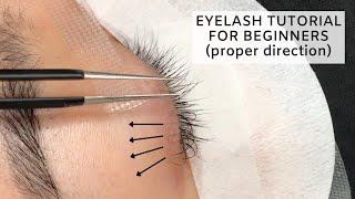 Individual Lashes Tutorial CLOSE UP