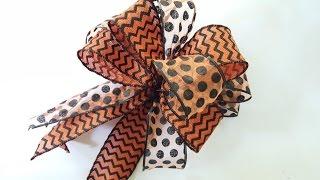 How to Make a Bow  DIY Double Bow  Dollar Tree Ribbon