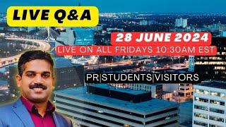 Live Q&A 28th June 2024Canada Malayalam News