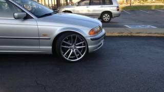 2001 BMW 325i sitting on 20 Cavallo CLV-4 Chrome Wheels And 22535-20 Lexani Tires