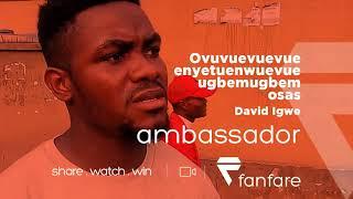 David Igwe  Comedian  Fanfare Ambassador