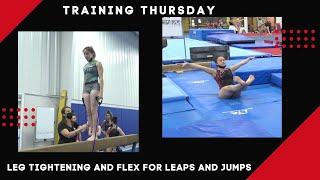 Training Thursday Leg Tightening and Flexibility for Leaps and Jumps  Gymnastics Drills