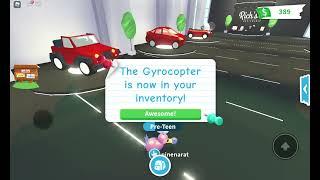 I bought the *NEW* GYROCOPTER-Adopt Me-Roblox 