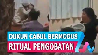 Video Viral Dukun Cium Punggung Hingga Dada Pasien Wanitanya Modus Lakukan Ritual Pengobatan