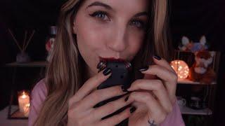 ASMR 1HR NO TALKING  Kissies Inbetween Your Ears  Tascam 