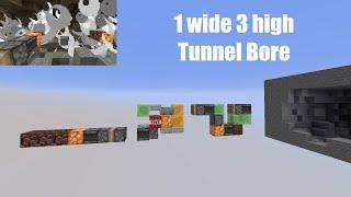 Ridiculously simple tunnel bore  Minecraft Java 1.16-1.18