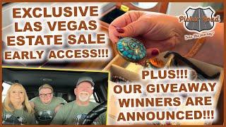 EXCLUSIVE LAS VEGAS ESTATE SALE EARLY ACCESS + GIVEAWAY WINNERS ANNOUNCED & MORE Join the Journey