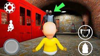 ESCAPING AS “THE BABY IN YELLOW”  IN GRANNY 3 TRAIN ESCAPE ON HARD MODE