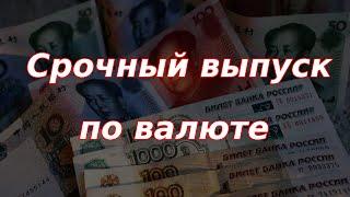 Срочный выпуск по валюте на бирже паника