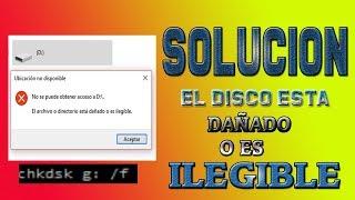 Recuperar Disco Duro ExternoEl archivo esta Dañado o es ilegibleSOLUCIÓN sin programas