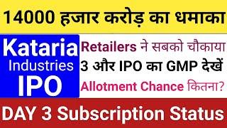 Kataria Industries IPO  Kataria Industries IPO GMP Today  IPO GMP Today  Stock Market Tak