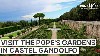 Come visit the stunning Papal Gardens just outside Rome - Castel Gandolfo and easy day trip