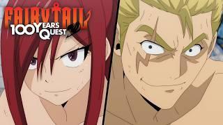 Erza vs Laxus  Fairy Tail 100 Years Quest