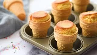 Ice Cream Cone Cupcakes