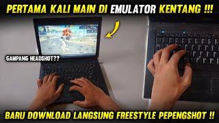 PERTAMA KALI MAIN DI PC  BARU DOWNLOAD LANGSUNG FREESTYLE PEPENGSHOT - GARENA FREE FIRE