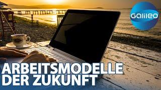 4-Tage-Woche Teilzeit & Remote-Work Zukünftiges Urlaubsfeeling beim arbeiten? Galileo  ProSieben