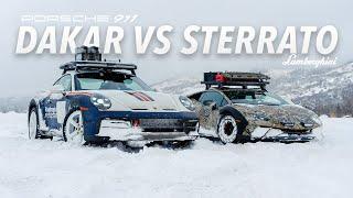 My 911 Dakar and Lamborghini Sterrato Play In The Snow - Offroad Supercars