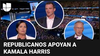 Escucha a los republicanos que han pasado de apoyar a Trump a respaldar a Kamala Harris