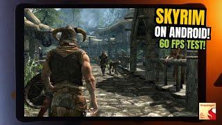 Can it Run 60FPS? Skyrim on Android Sudachi 8+Gen1 Emulation