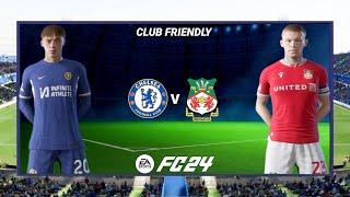 Chelsea vs. Wrexham - Club Friendly - Ft. Marc Guiu Tosin Adarabioyo - 2024 Full Match 4K - FC 24