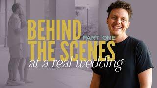 Behind the Scenes Shooting a Real Wedding Part 1  How To Film Weddings