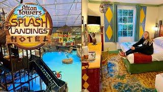 Alton Towers Splash Landings Hotel & Room Tour  Caribbean Themed Waterpark Hotel