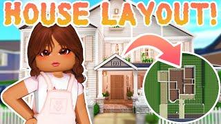 How to BUILD my BLOXBURG HOUSE *LAYOUT* + TOUR