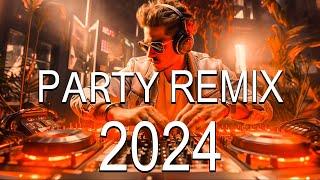 PARTY MIX 2024  Mashups & Remixes of Popular Songs 2024  Tiësto David Guetta Hardwell Afrojack