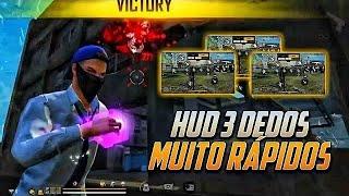 ACHEI ELES  TOP 5 HUD 3 DEDOS FREE FIRE HUD COM MOVIMENTAÇÃO + CAPA ATUALIZADO