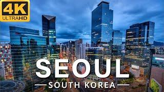 Seoul South Korea Drone View 4K  Seoul Skyline 4K  Seoul Hyperlapse Timelapse