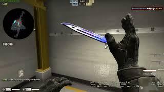 Bayonet knife Doppler Phase 4 Factory new Gameplay