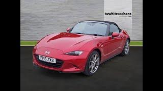 Mazda MX-5 2.0 SKYACTIV-G Sport Nav Euro 6 2-Door Convertible Soul Red 17695 Miles - FP16 ZXS