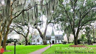 ST SIMONS ISLAND GEORGIA THINGS TO DO  OCEANFRONT KING AND PRINCE RESORT TOUR  FAMILY FRIENDLY FUN