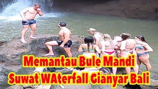 Memantau Bule Mandi di Suwat Waterfall Gianyar Bali