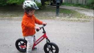 밸런스 자전거  very first steps on the balance bike