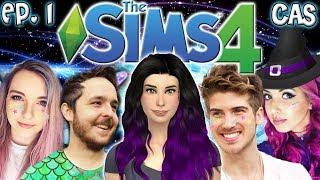 The Sims 4 Raising MAGICAL YouTubers - Ep 1 Create A Sim & House Build