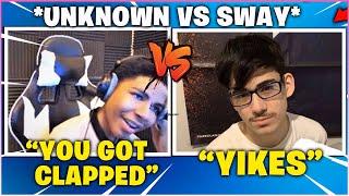 UNKNOWN *FINALLY* Challenge FaZe SWAY & His Brother To 2v2 Wagers Fortnite Moments