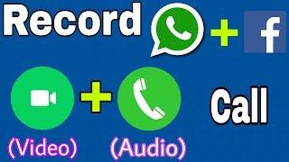 How To Record Whatsapp Video Call  Audio Call  Chats  Hindi