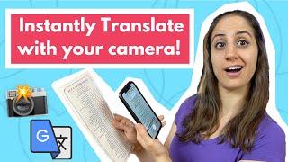 How to translate an image with your camera with Google Lens Translate