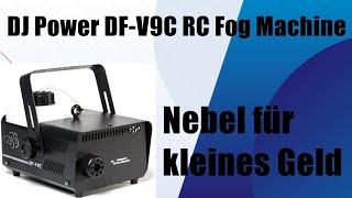 Unboxing & Test der DJ Power DF-V9C RC Fog Machine