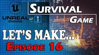 Project Survival Game Ep16 - Crafting System UI Part 1