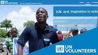 How to register on the UN Volunteers Global Talent Pool